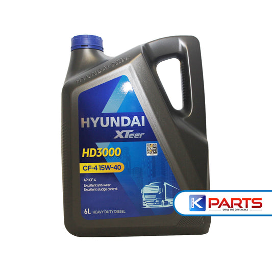 HYUNDAI XTEER ENGINE OIL HD3000 15W40 1L / 6L / 200L FOR DIESEL, 1011026 1061026 1201026