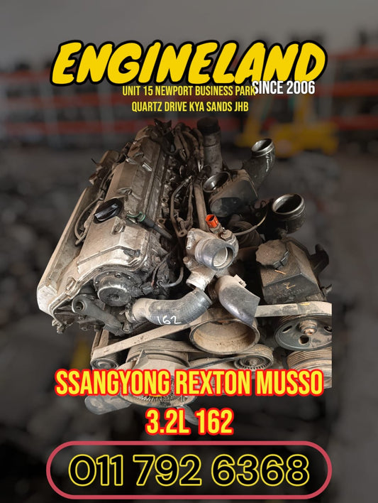 Ssangyong Musso, Rexton 3.2L 6 cylinder 162 engine