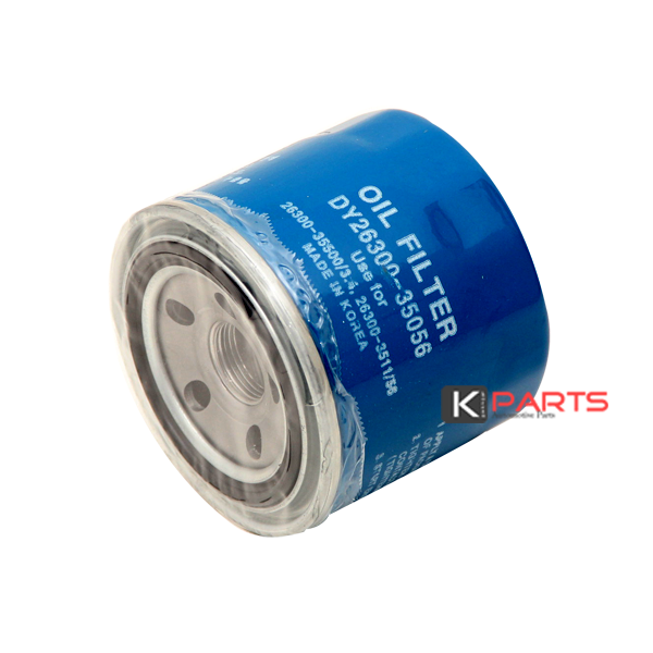 HYUNDAI GETZ * SONATA * ELANTRA * ACCEN T* CRETA * I20 * H-1 (H1) * TUCSON * IX35 * VELOSTER ENGINE OIL FILTER 2630035504 (Big Size)