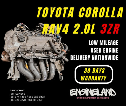 Toyota Rav 4, Corolla 2.0L 3ZR engine