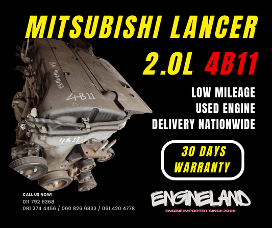 Mitsubishi Lancer / Mivec 2.0L 4B11 engine