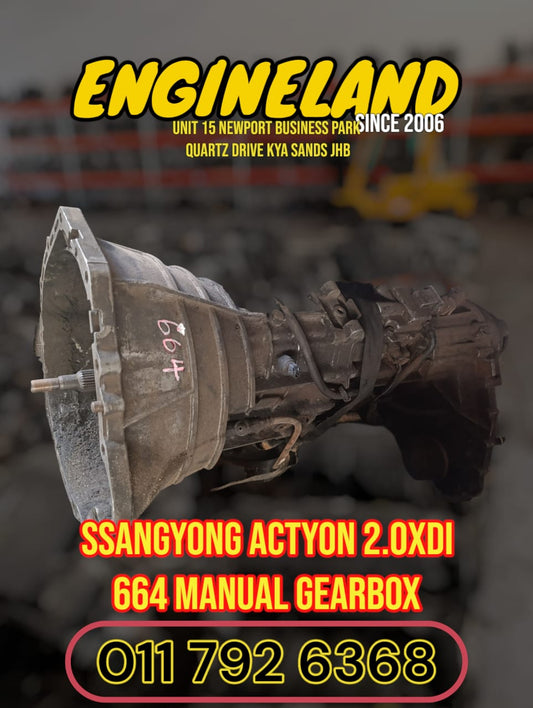 Ssangyong Actyon 2.0xdi 4x4 manual gearbox