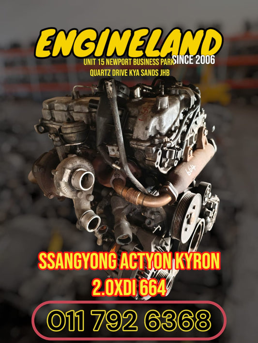 Ssangyong Actyon, Kyron 2.0xdi 664 engine