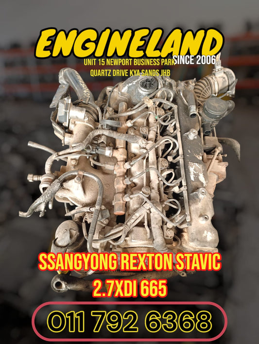 Ssangyong Rexton, Kyron 2.7xdi 665 engine
