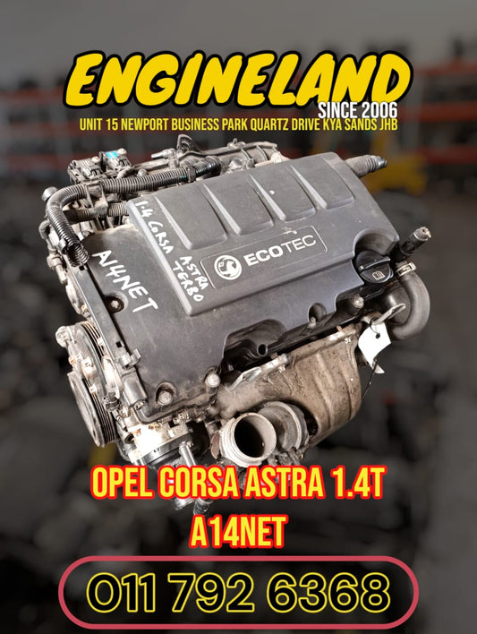 Opel Corsa, Astra 1.4T turbo A14NET engine