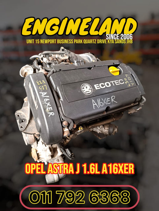 Opel Astra J 1.6L A16XER engine