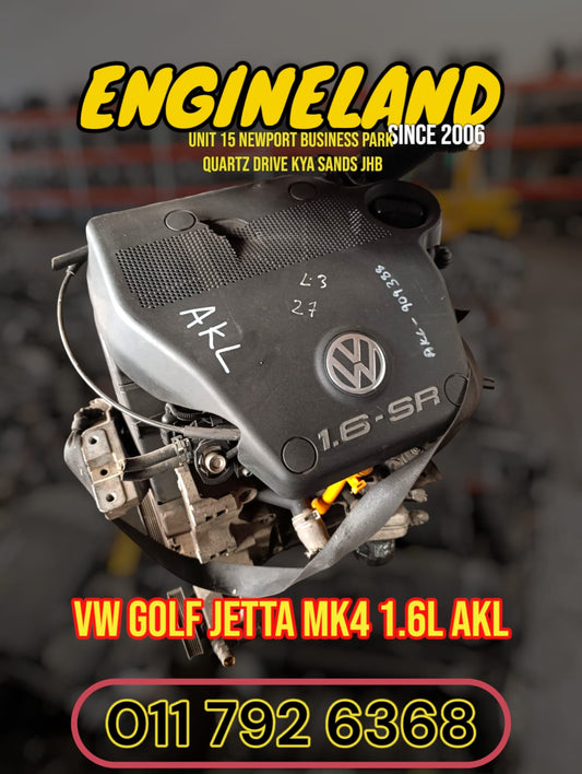 VW Golf, Jetta mk4 1.6L AKL engine