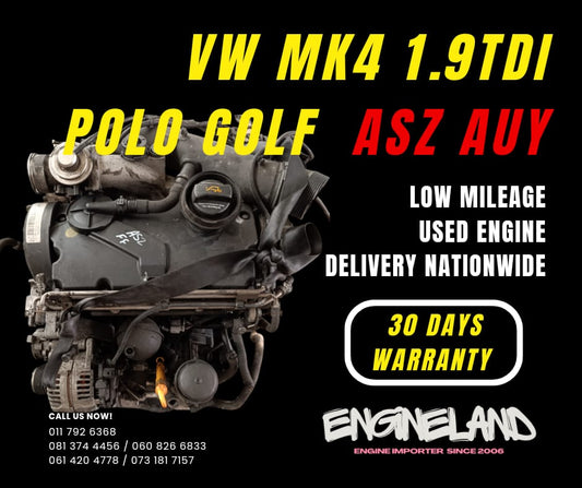 VW Polo, Golf mk4 1.9tdi ASZ AUY engine