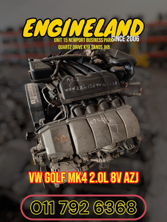 VW Golf mk4 2.0L 8V AZJ engine