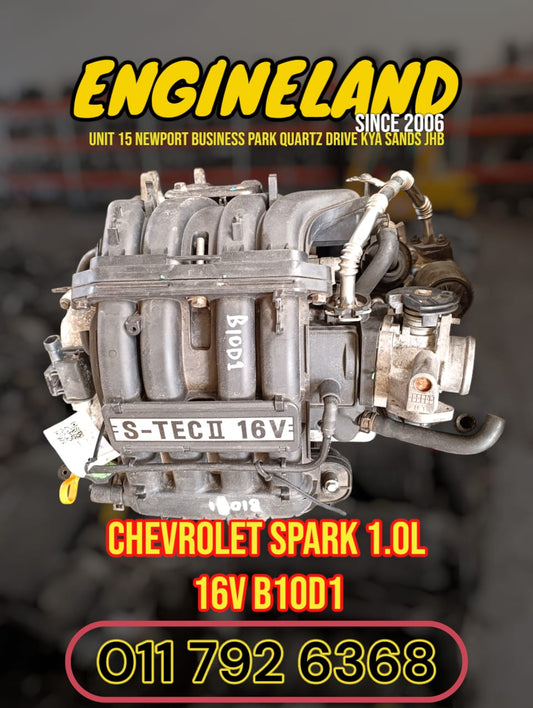 Chevrolet Spark 1.0L 16v B10D1 engine