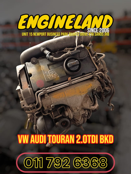 VW Audi Touran A4 2.0tdi BKD engine