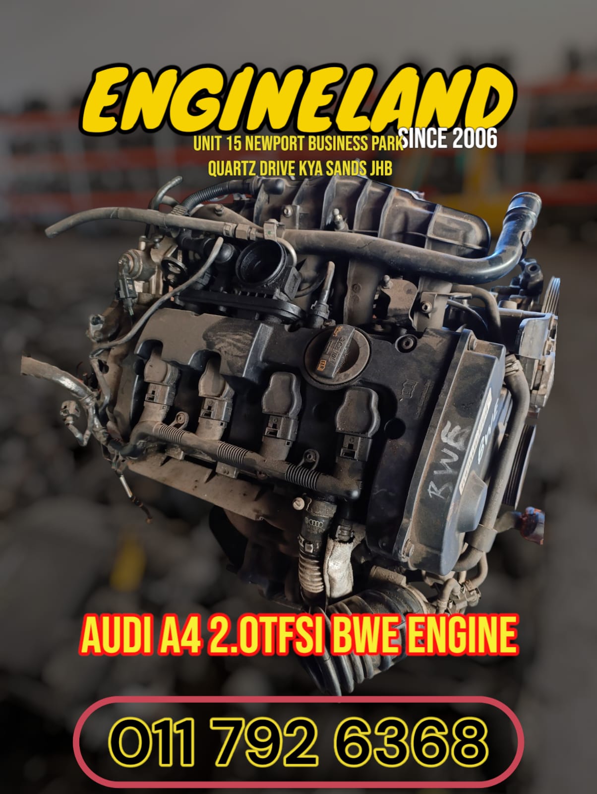 Audi A4 2.0TFSI BWE engine