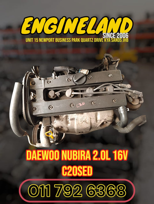 Daewoo Nubira 2.0L C20SED engine