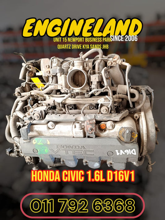Honda Civic 1.6L D16V1 engine