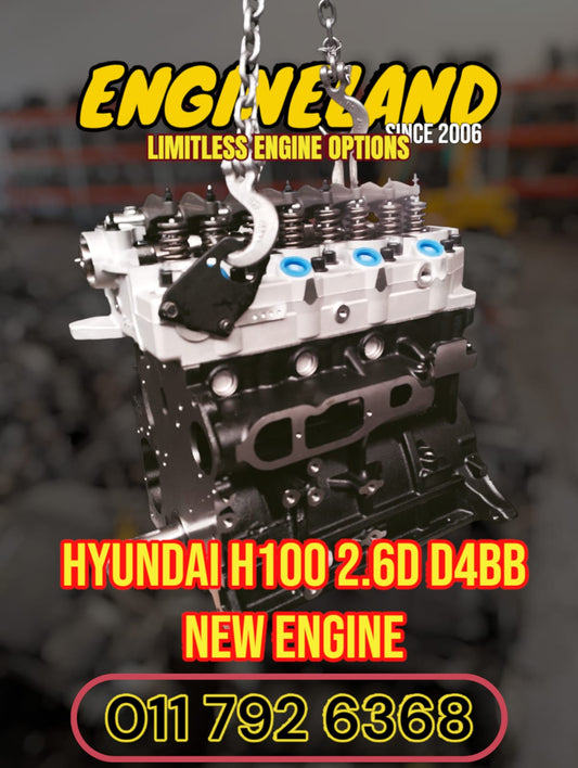 HYUDNAI H100 2.6 DIESEL D4BB BRAND NEW ENGINE
