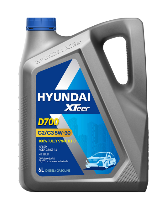 XTEER DIESEL ENGINE OIL D700 5W30 6L Synthetic Oil #1061224 DPF C2/C3