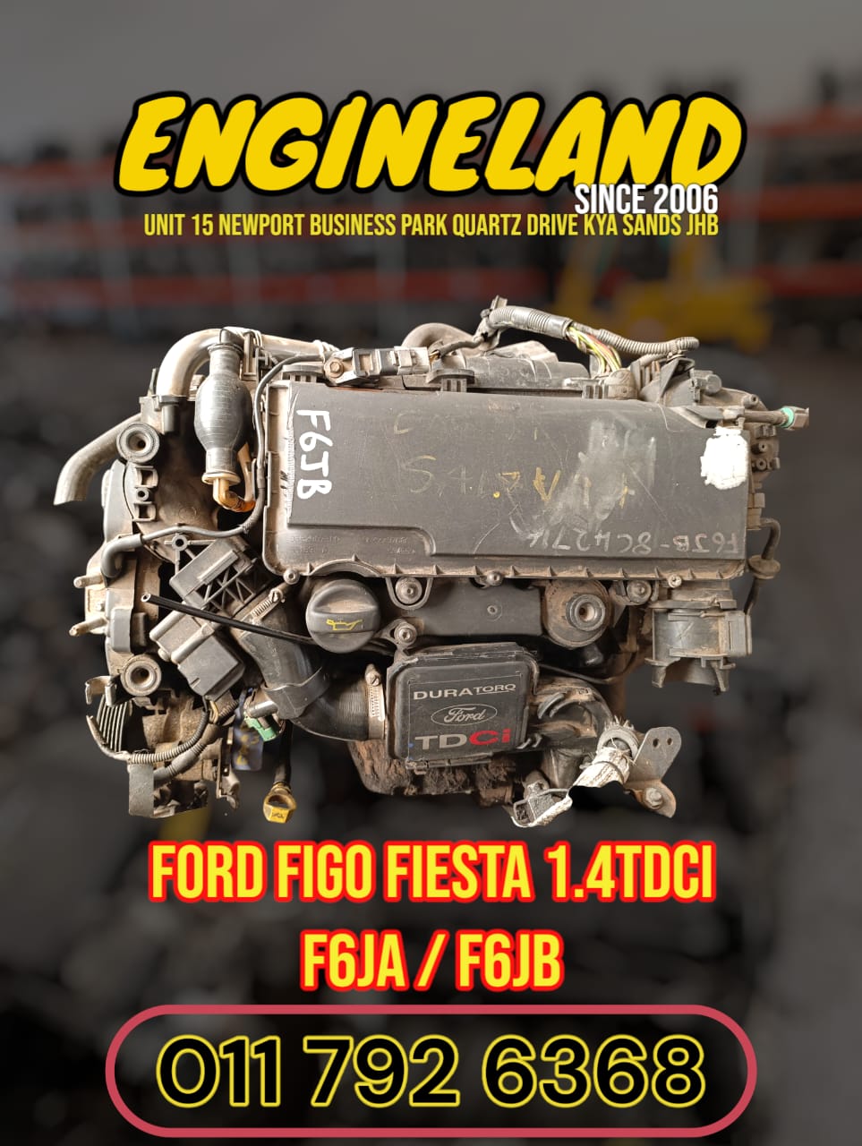 Ford Fiesta, Figo F6JA F6JB engine – KParts Online