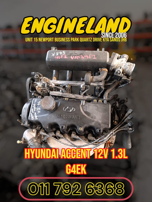 Hyundai Accent 1.3L G4EK engine