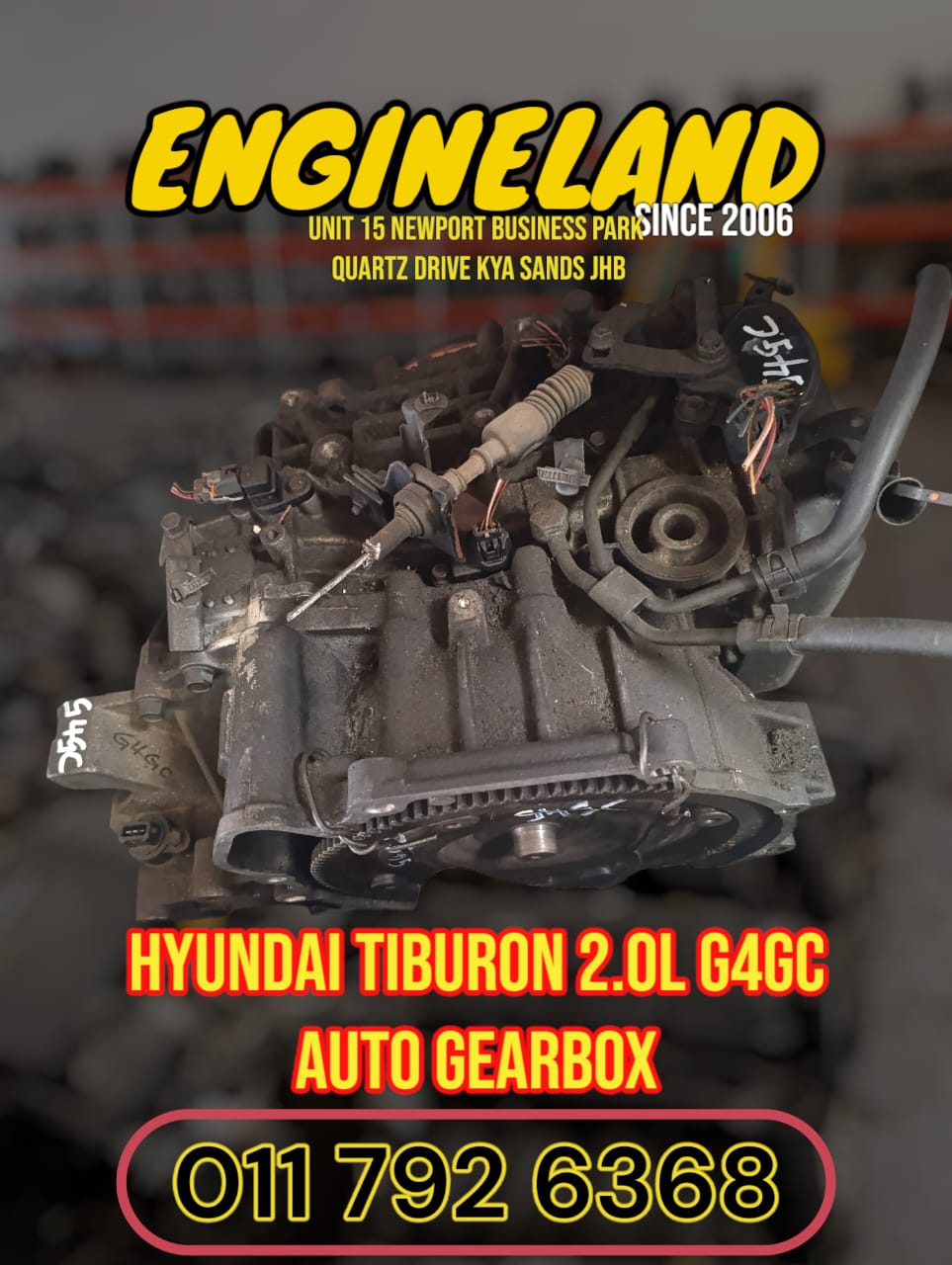 Hyundai Tiburon 2.0L G4GC automatic gearbox