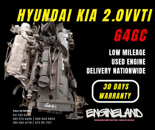 Hyundai Tucson 2.0L CVVT G4GC engiine