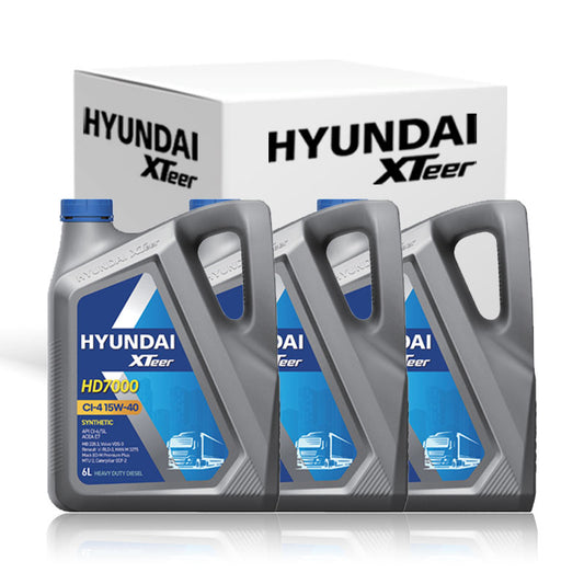 XTEER DIESEL ENGINE OIL HD7000 15W40 6L-Synthetic Oil (3 IN A BOX)