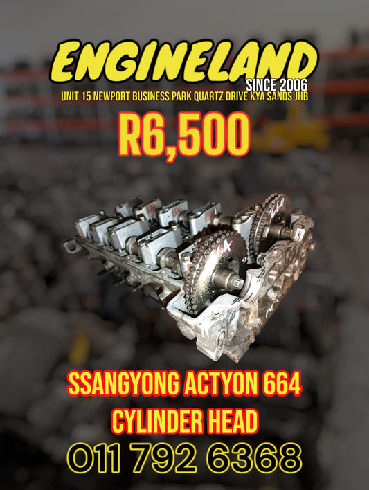 SSANGYONG ACTYON / KYRON 2.0 XDI 664 USED CYLINDER HEAD