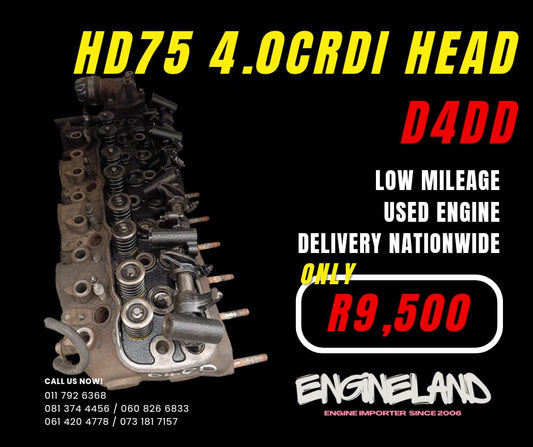 HYUNDAI HD72/HD75 4.0T D4DD / 4D34T CYLINDER HEAD