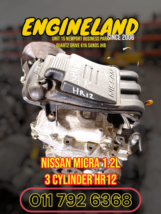 Nissan Micra 1.2L HR12 engine