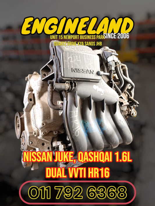 Nissan Juke, Qashqai 1.6l dual vvti HR16 engine