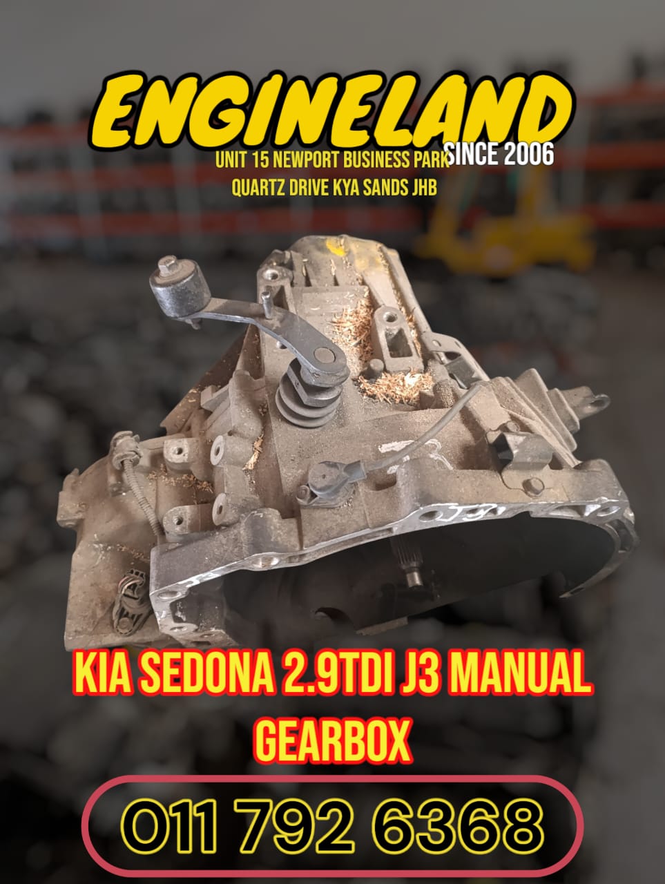 Kia Sedona 2.9tdi J3 manual gearbox