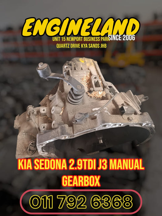 Kia Sedona 2.9tdi J3 manual gearbox