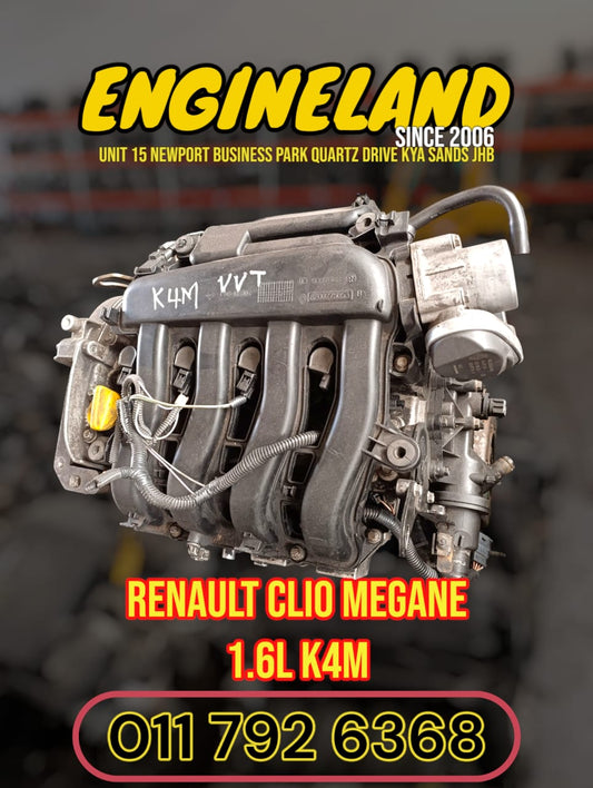 Renault Cilo 1.6L K4M engine
