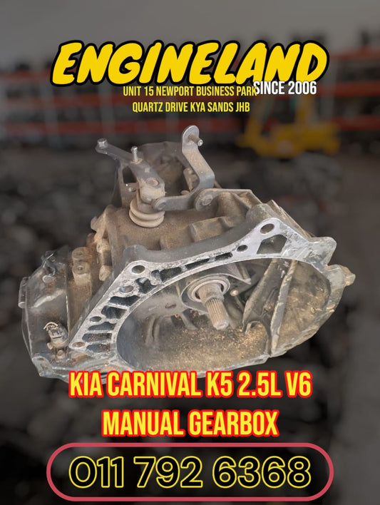 Kia Carnival 2.5L V6 K5 manual gearbox