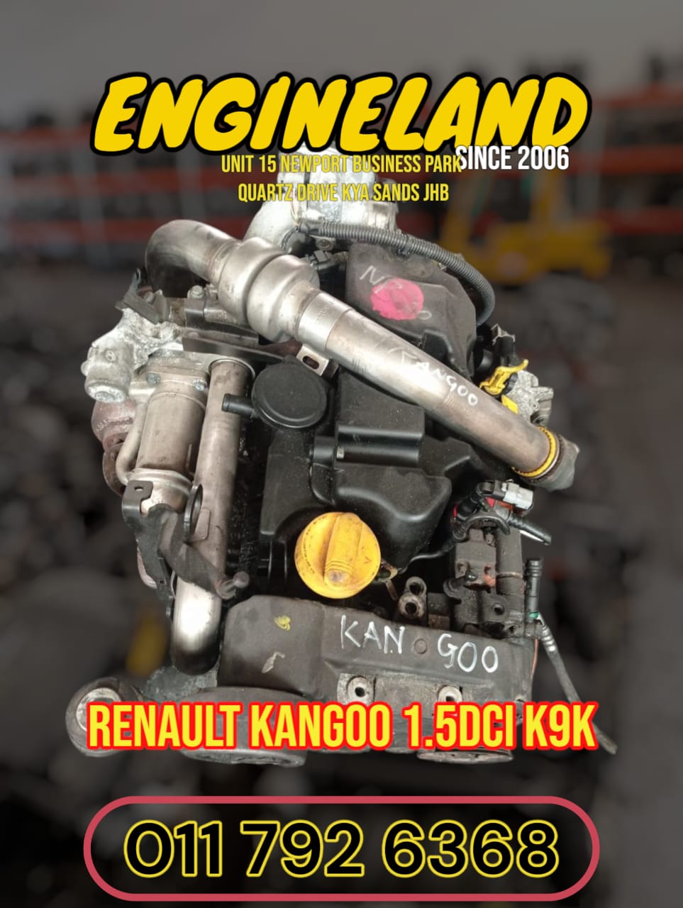 Renault Kangoo 1.5dci K9K engine