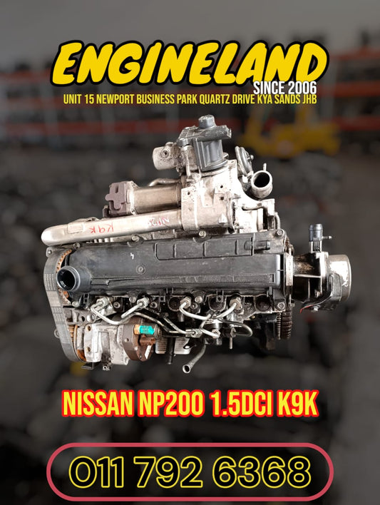 Nissan NP200 1.5dci K9K engine