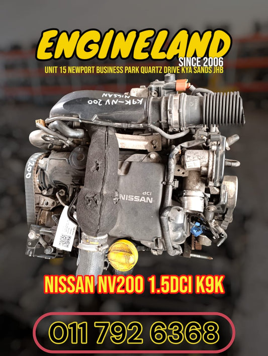 Nissan NV200 1.5dci K9K engine