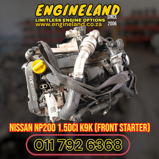 Nissan NP200 1.5dci K9K engine