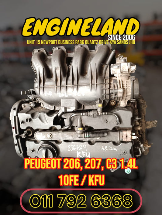 Peugeot 206, 207, Citroen C3 1.4L KFU / 10FE engine