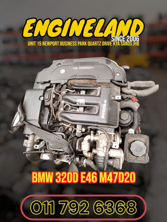 BMW 320d E46 M47D20 engine