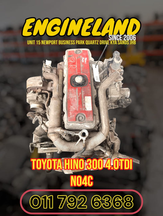Toyota Hino300 4.0tdi N04C engine