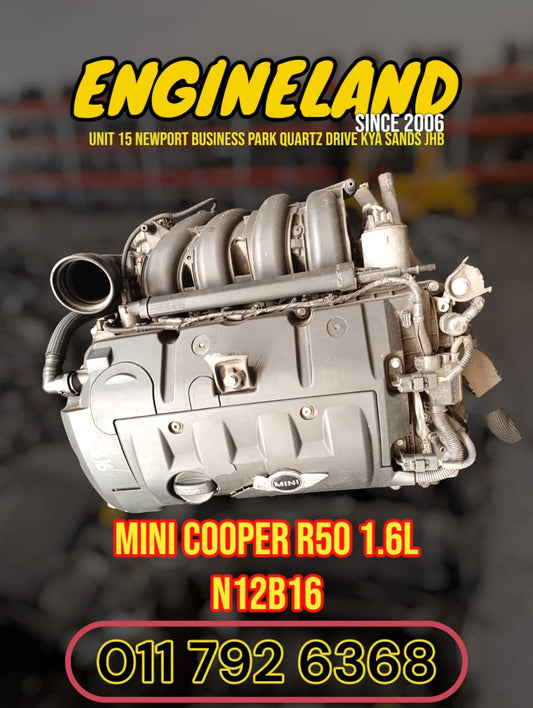 Mini Cooper R50 1.6L N12B16 engine