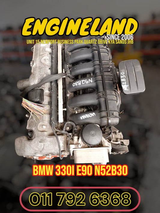 BMW E90 330i, 530i N52B30 engine