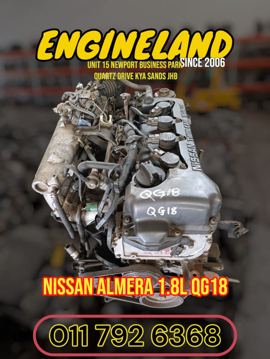 Nissan Almera 1.8L QG18 engine