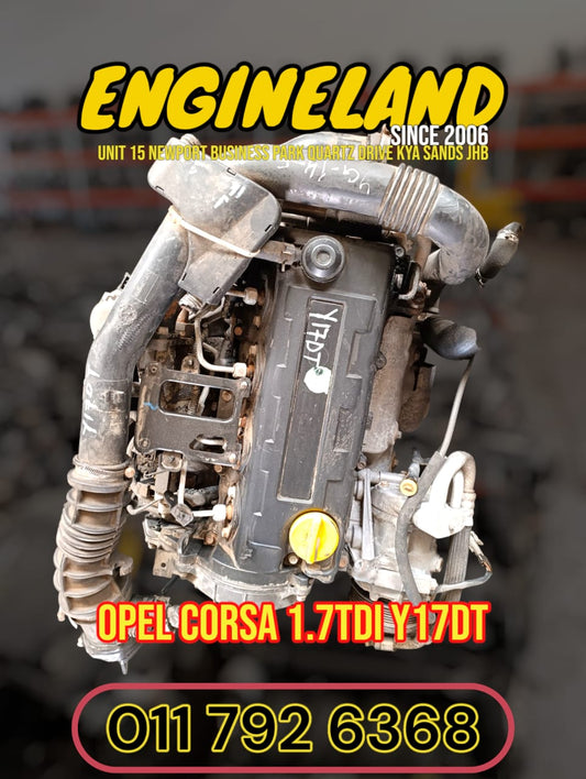 Opel Corsa 1.7tdi Y17DT engine