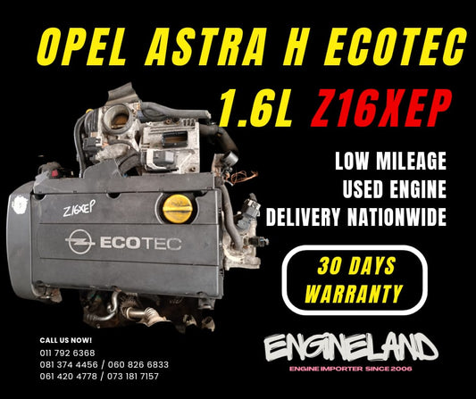 Opel Astra H 1.6L Ecotec Z16XEP engine
