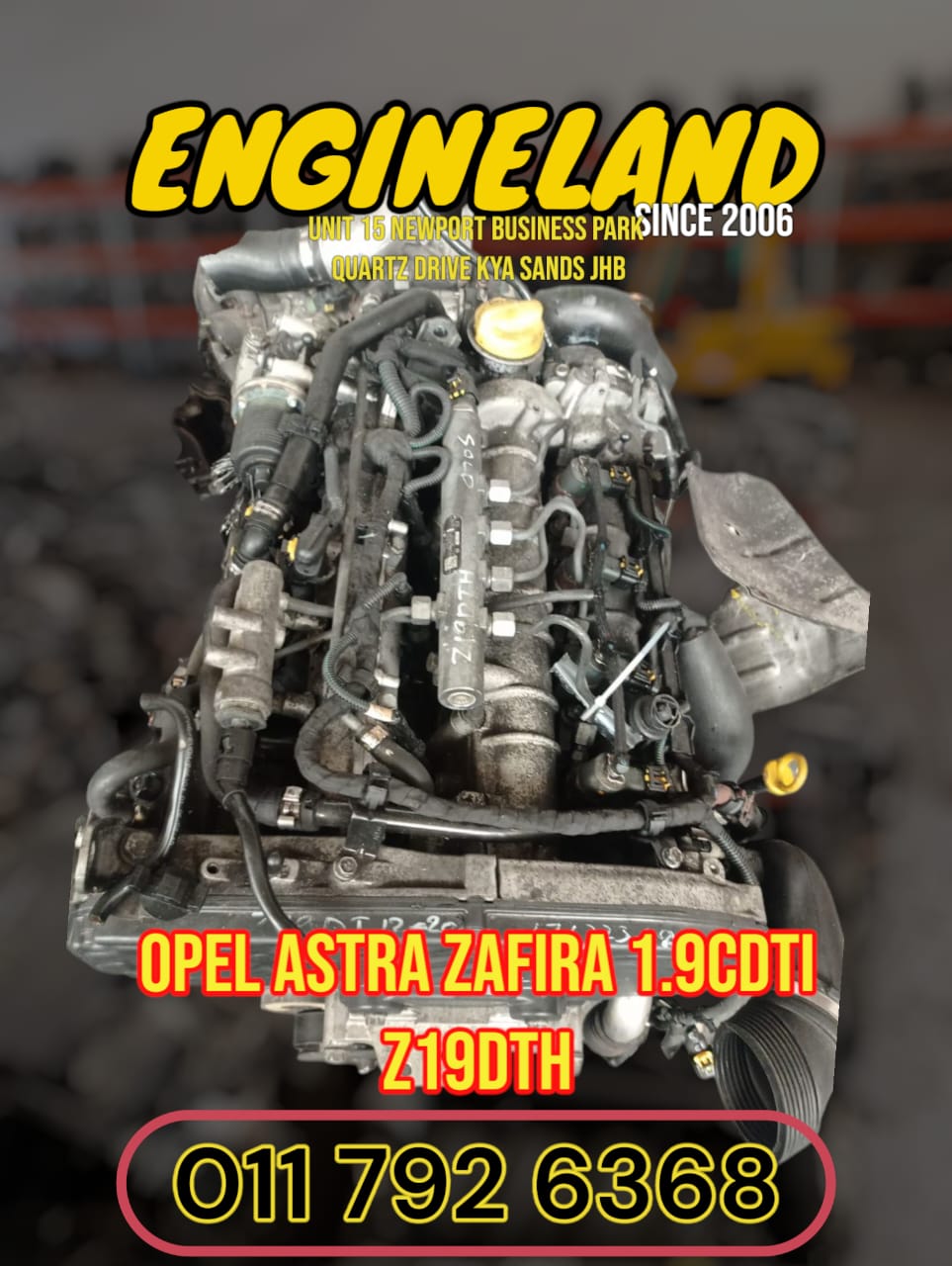 Opel Astra, Zafira 1.9cdti Z19DTH engine