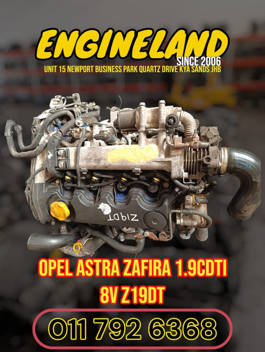 Opel Astra, Zafira 1.9cdti Z19DT engine