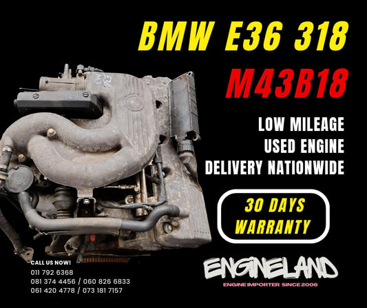 BMW 318i E36 M43B18 engine
