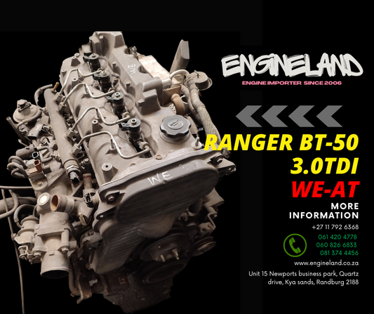 Ford Ranger, Mazda BT-50 3.0tdi WE-AT engine