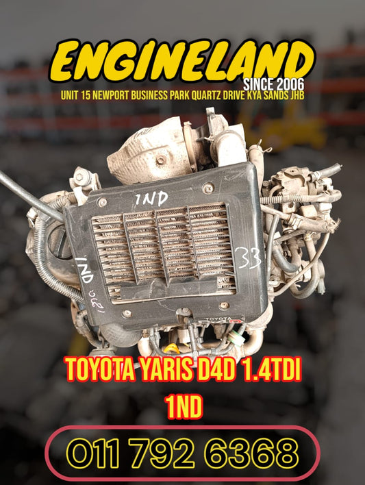Toyota Yaris  D4D 1.4tdi 1ND engine